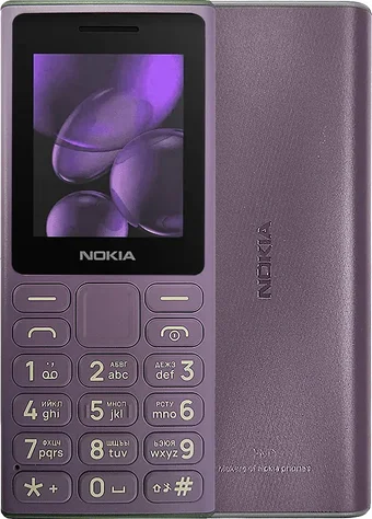 Мобильный телефон Nokia 108 (2024) TA-1627, 4 Мб, Фиолетовый, Dual mini-SIM детальное изображение - 4