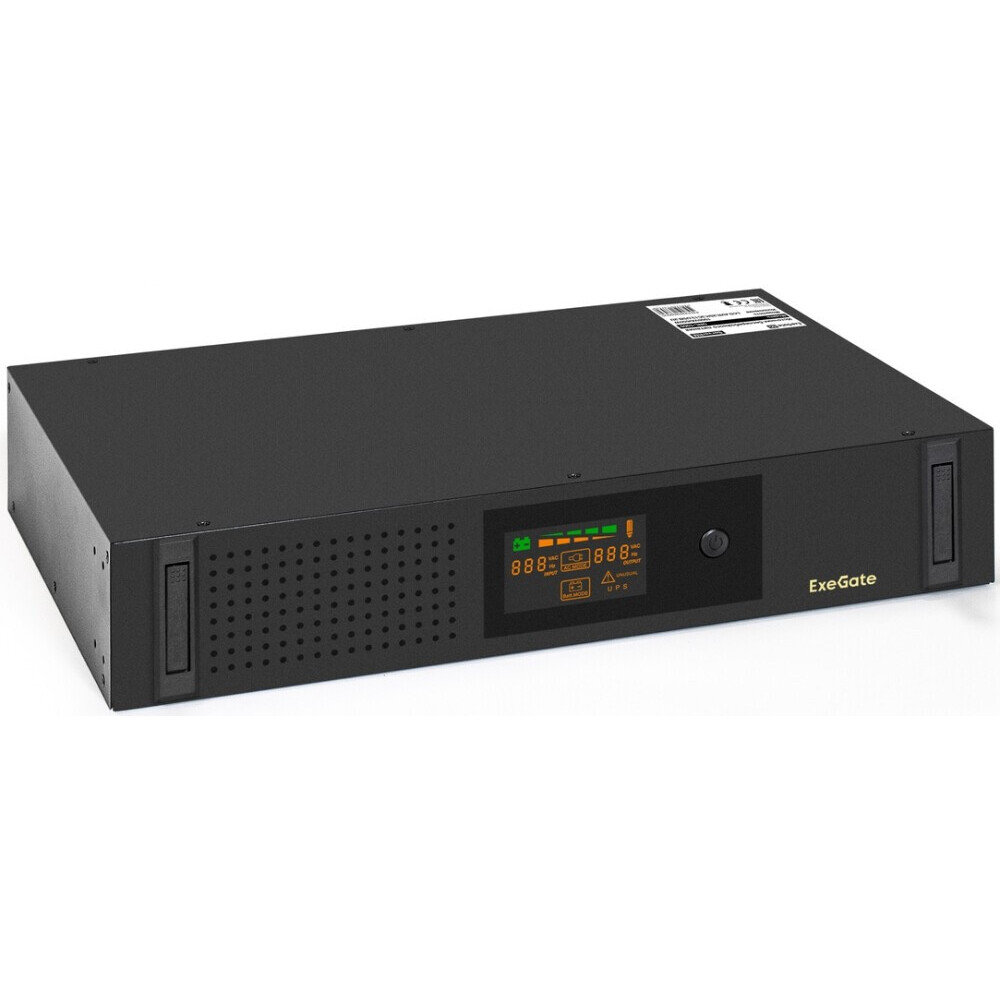 ИБП ExeGate PowerExpert ULS-575-6kVA.LCD.AVR.T.USB.RS232.SNMP.2U детальное изображение - 2