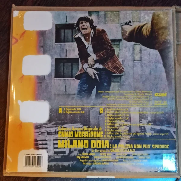 Виниловая пластинка Ennio Morricone – Milano Odia: La Polizia Non Puo Sparare – Clear Red LP детальное изображение - 2