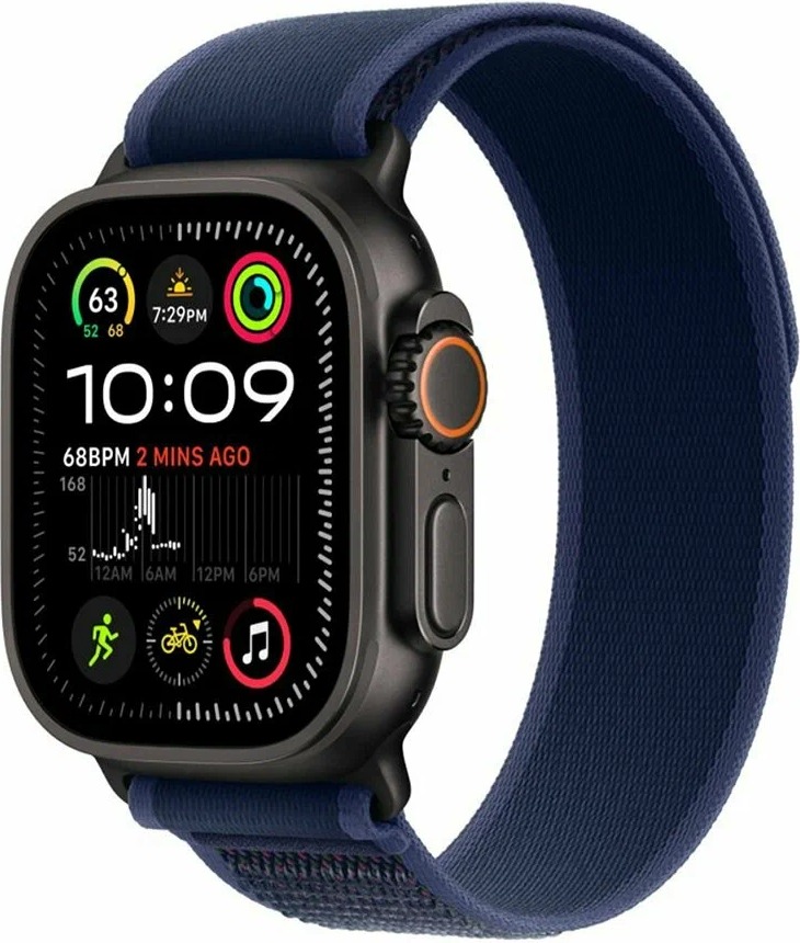 Умные часы Apple Watch Ultra 2 49 мм Titanium Case with Blue Alpine Loop (М) детальное изображение - 1