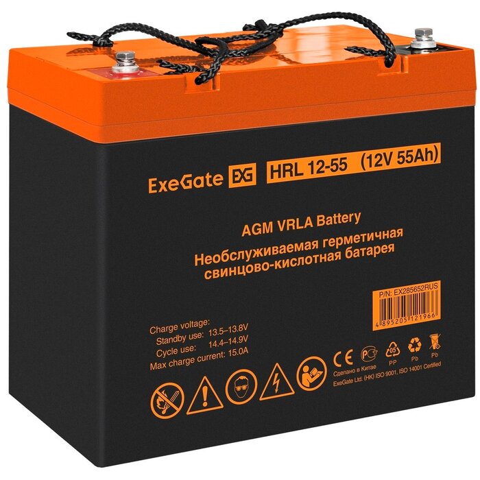 ИБП ExeGate IdealSine SR-600.LCD.2SH + HRL 12-55 №7