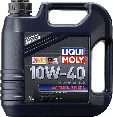 Моторное масло Liqui Moly Optimal Diesel 10W-40, 4 л детальное изображение - 1