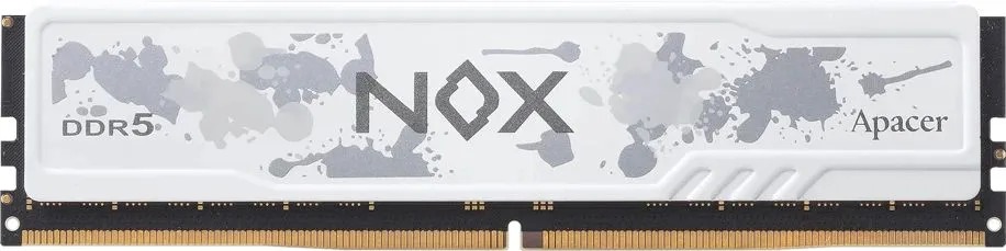 Оперативная память Apacer NOX White DDR5 5600MHz, AH5U16G56C522MWAA-1, 16 Гб детальное изображение - 1