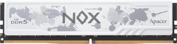 Оперативная память Apacer NOX White DDR5 5600MHz, AH5U16G56C522MWAA-1, 16 Гб №1