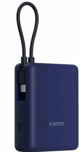 Внешний аккумулятор Xiaomi 33W Power Bank (встроенный кабель) (BHR9341GL), 10000 мАч, Синий детальное изображение - 2