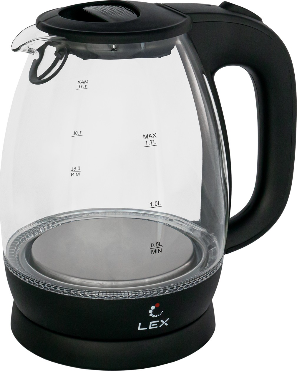 Электрочайник Lex LX-3002-1, Черный детальное изображение - 3