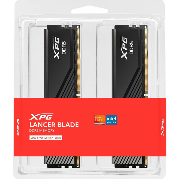 Оперативная память ADATA XPG Lancer Blade Black DDR5 5600MHz, AX5U5600C4616G-DTLABBK, 2x16 Гб KIT, 32 Гб №5