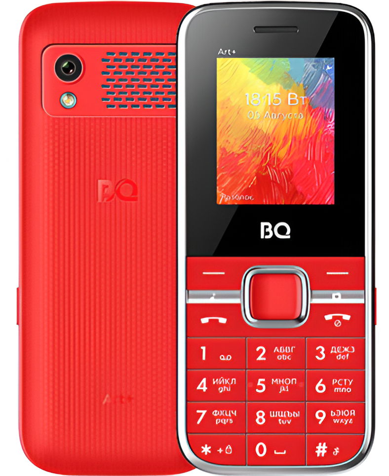 Мобильный телефон BQ 1868 Art+, 32 Мб, Красный, Mini SIM + nano SIM детальное изображение - 3