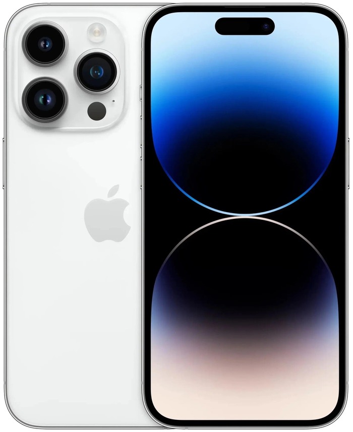 Смартфон Apple iPhone 14 Pro Max 512 Гб, Серебристый, nano SIM + eSIM №1