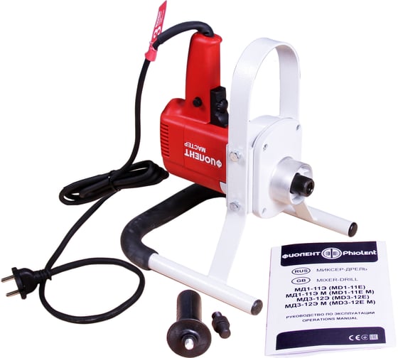 Дрель-миксер Фиолент МД1-11Э М Ф0070 ИДФР298179001-01, 95 Нм, 1100 Вт детальное изображение - 5