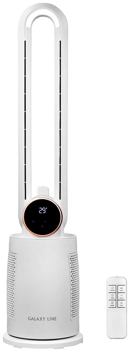 Вентилятор напольный Galaxy LINE GL 8112, 70 Вт, Белый детальное изображение - 1