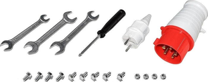 Генератор дизельный с воздушным охлаждением ТСС SDG 9000EH3A 100031, открытый, 8 кВт, Синий №7