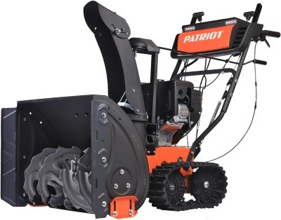 Снегоуборщик бензиновый гусеничный Patriot Сибирь 85 ET с электростартером 220В 426108850, 7 л.с., 5150 Вт, Серый/Оранжевый детальное изображение - 1