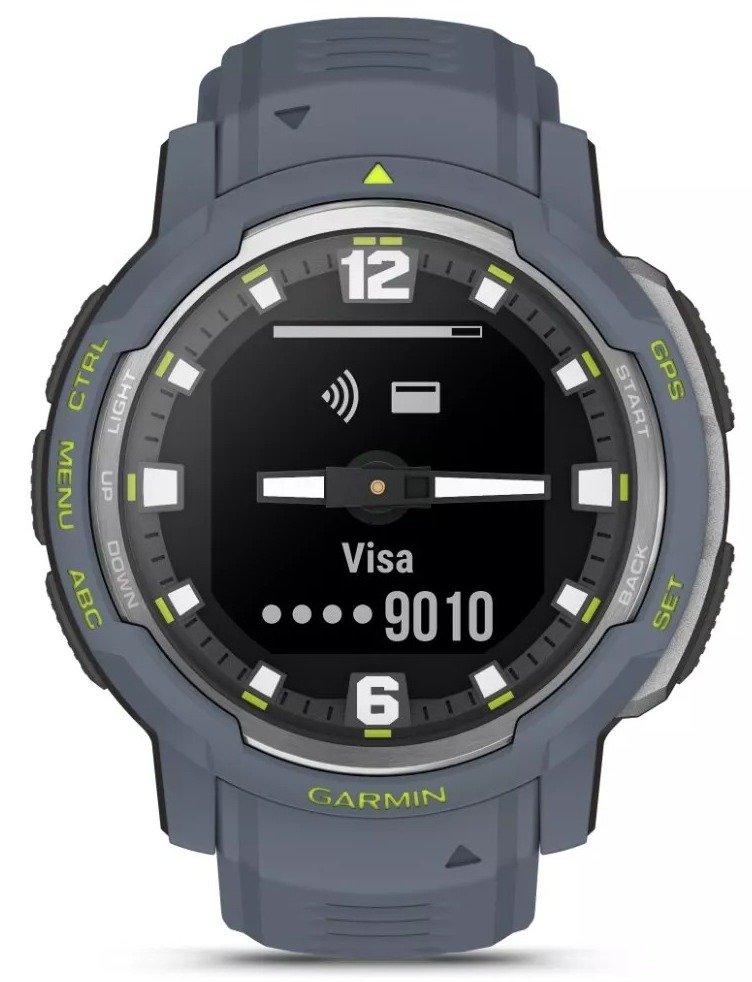 Смарт-часы Garmin Instinct Crossover Standard Edition, синий детальное изображение - 2