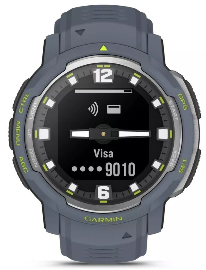 Смарт-часы Garmin Instinct Crossover Standard Edition, синий №2