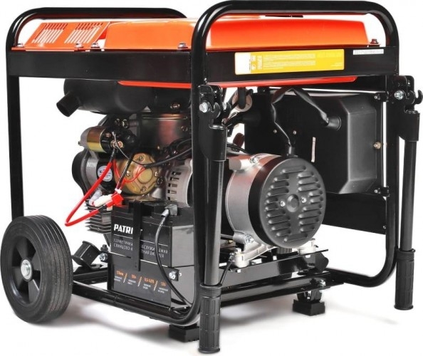 Генератор дизельный с воздушным охлаждением PATRIOT GRD 3000EW 472702235, открытый, 2.7 кВт, Черный детальное изображение - 8