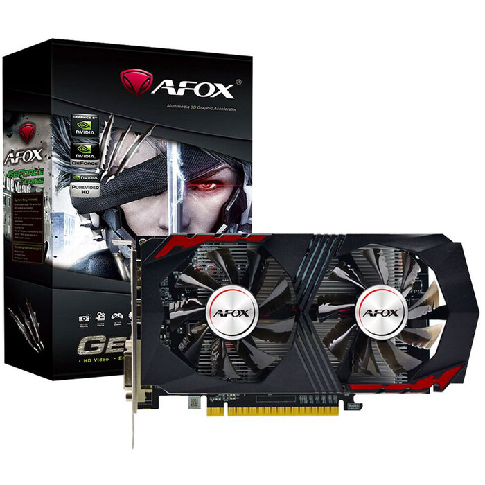 Видеокарта AFOX NVIDIA GeForce GTX 1050 Ti, AF1050TI-4096D5H2-V6, 4 ГБ, Черный №4
