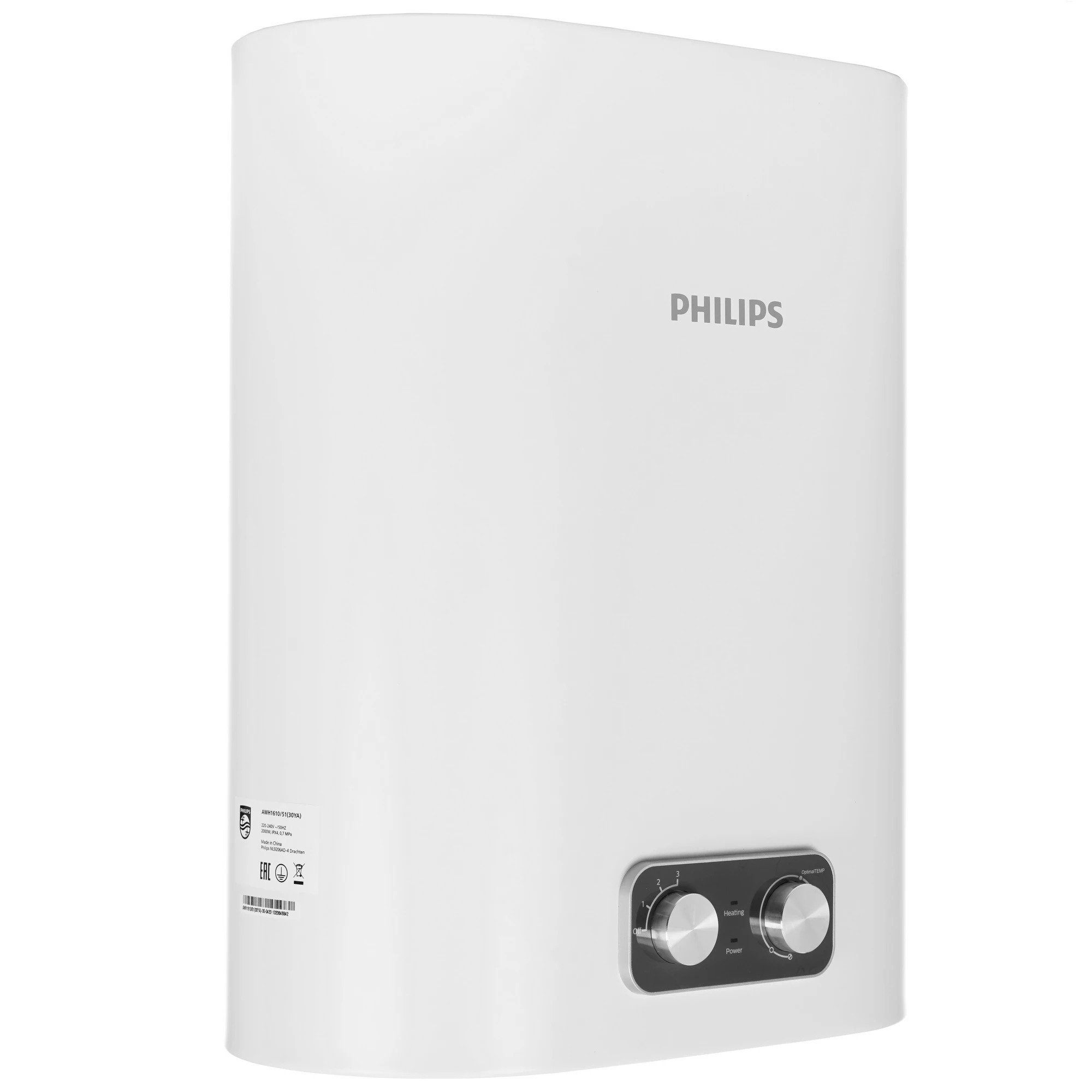 Водонагреватель Philips UltraHeat Mechanic AWH1610/51(30YA), 30 л, Белый детальное изображение - 2