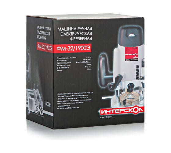 Фрезер Интерскол ФМ-32/1900Э, 1900 Вт, Серый детальное изображение - 2