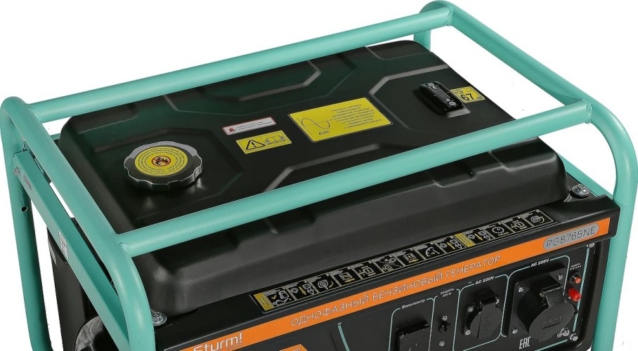 Генератор бензиновый Sturm PG8765NE, 5.5 кВт, Зеленый детальное изображение - 10