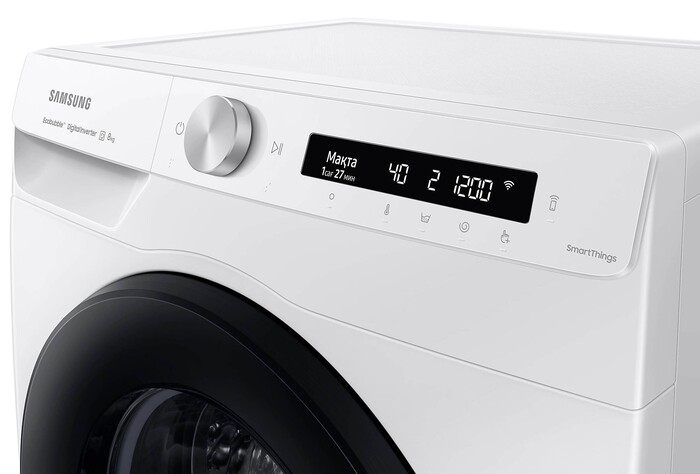 Стиральная машина Samsung WW80A6S24AW, Белый №8