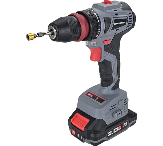 Аккумуляторная дрель-шуруповерт Profipower MKBL-18BM T0057, 18 В, 45 Нм, 2 А·ч  детальное изображение - 2