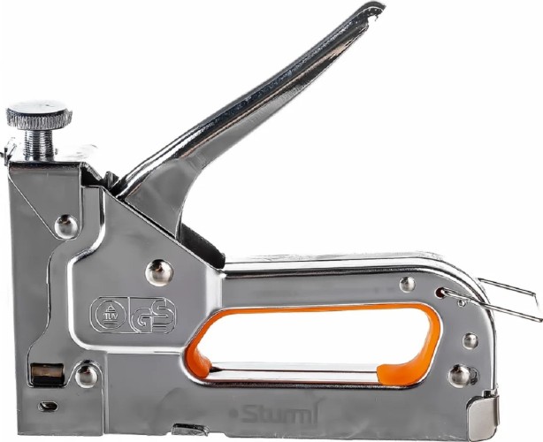 Скобозабиватель ручной Sturm 1071-01-06 регулируемый, со скобами (53) 200шт. детальное изображение - 1