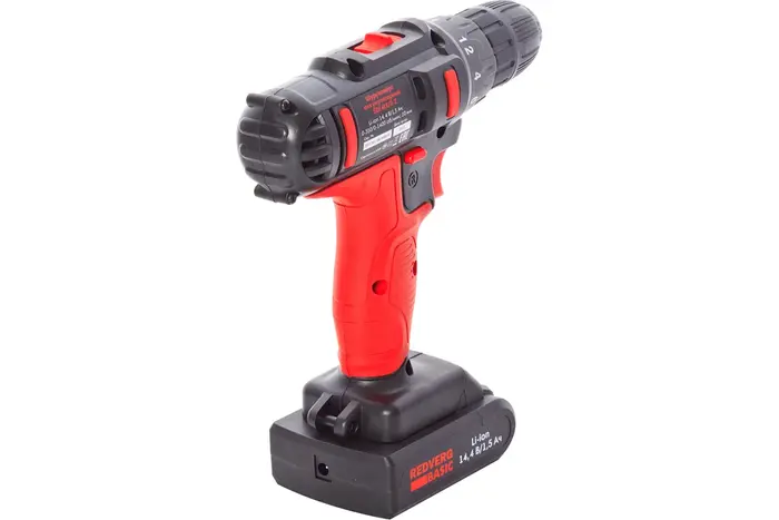 Аккумуляторная дрель-шуруповерт REDVERG Basic SD14LE/2-2 6680820, 18 В, 20 Нм, 1,5 А·ч №3