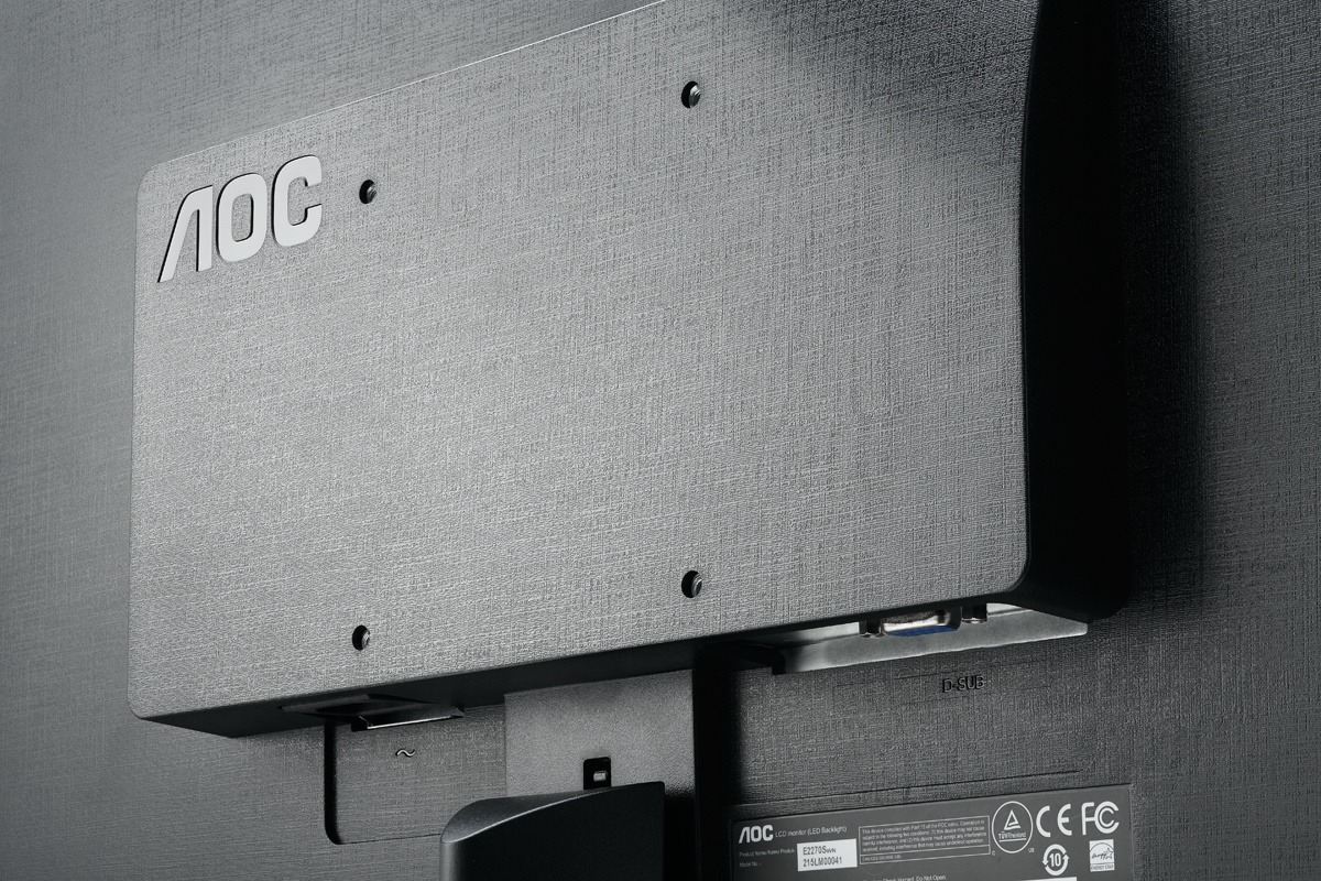 Монитор AOC E2270SWN, 21.5″, 1920x1080, 75 Гц, Черный детальное изображение - 6