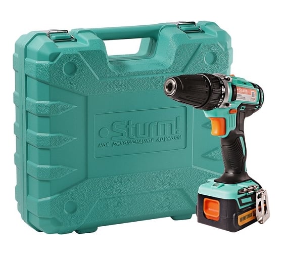 Аккумуляторный шуруповерт Sturm CD3614, 14 В, 28 Нм, 2 А·ч детальное изображение - 1