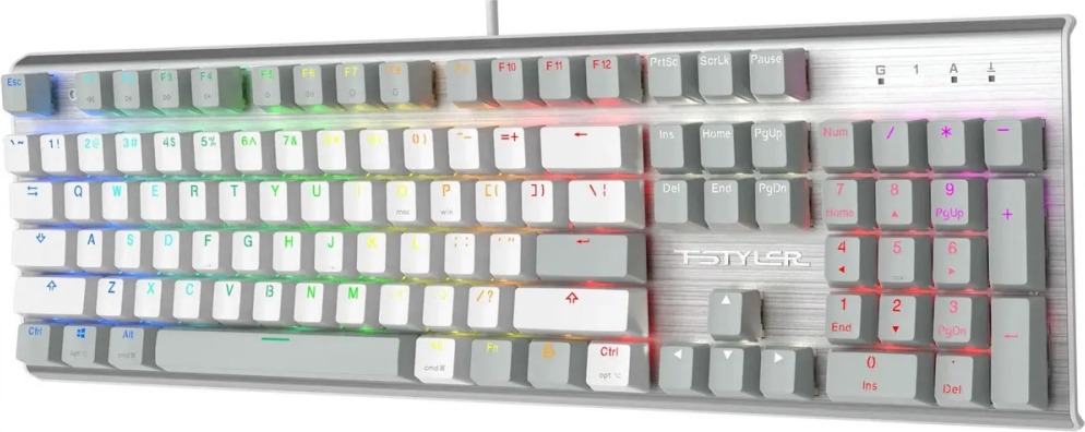 Клавиатура A4Tech Fstyler FS100 Neon, Серый детальное изображение - 10