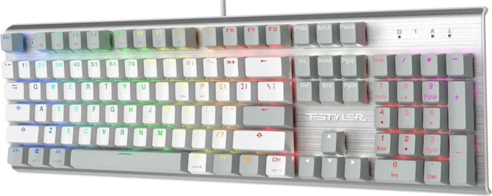 Клавиатура A4Tech Fstyler FS100 Neon, Серый №10