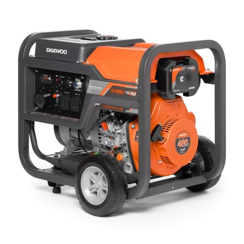 Генератор дизельный с воздушным охлаждением DAEWOO DDAE 6000XE, открытый, 6 кВт, Черный детальное изображение - 3