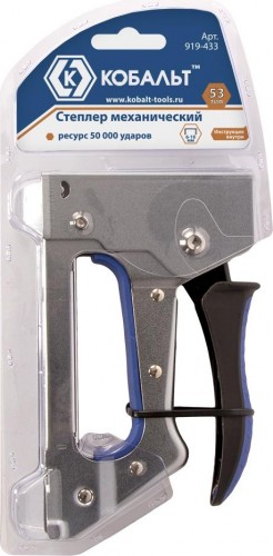 Скобозабиватель ручной Кобальт 919-433 механический 6-10 мм, тип 53 детальное изображение - 3