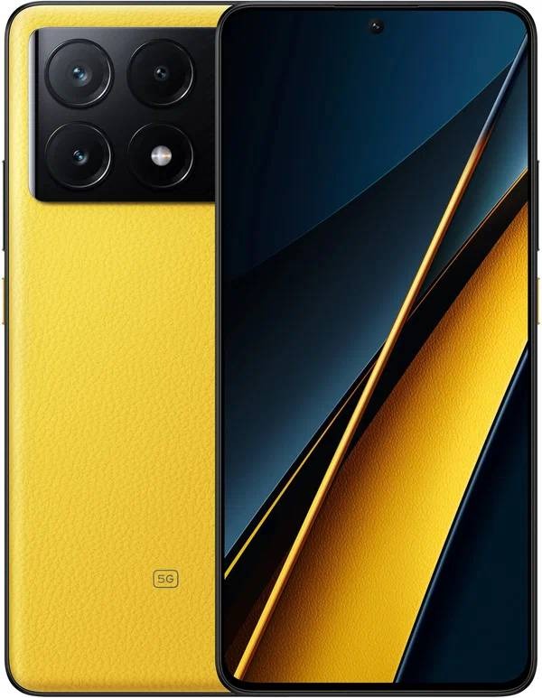 Смартфон Xiaomi POCO X6 Pro 5G 256 ГБ, Желтый, Dual nano SIM детальное изображение - 1
