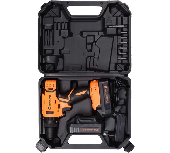 Аккумуляторная дрель-шуруповерт Вихрь ДА-18Л-2кУ 72/14/17, 18 В, 45 Нм, 2 А·ч детальное изображение - 9