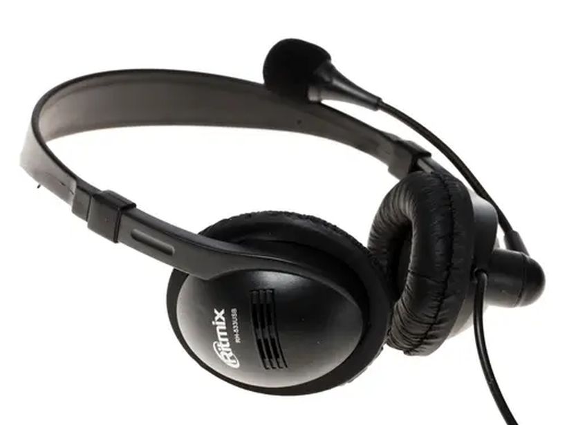 Проводные наушники Ritmix RH-533 USB, Черный детальное изображение - 4