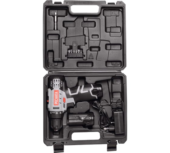 Аккумуляторная дрель-шуруповерт Ресанта ДА-12-2ЛК 75/14/2, 12 В, 40 Нм, 2 А·ч детальное изображение - 10