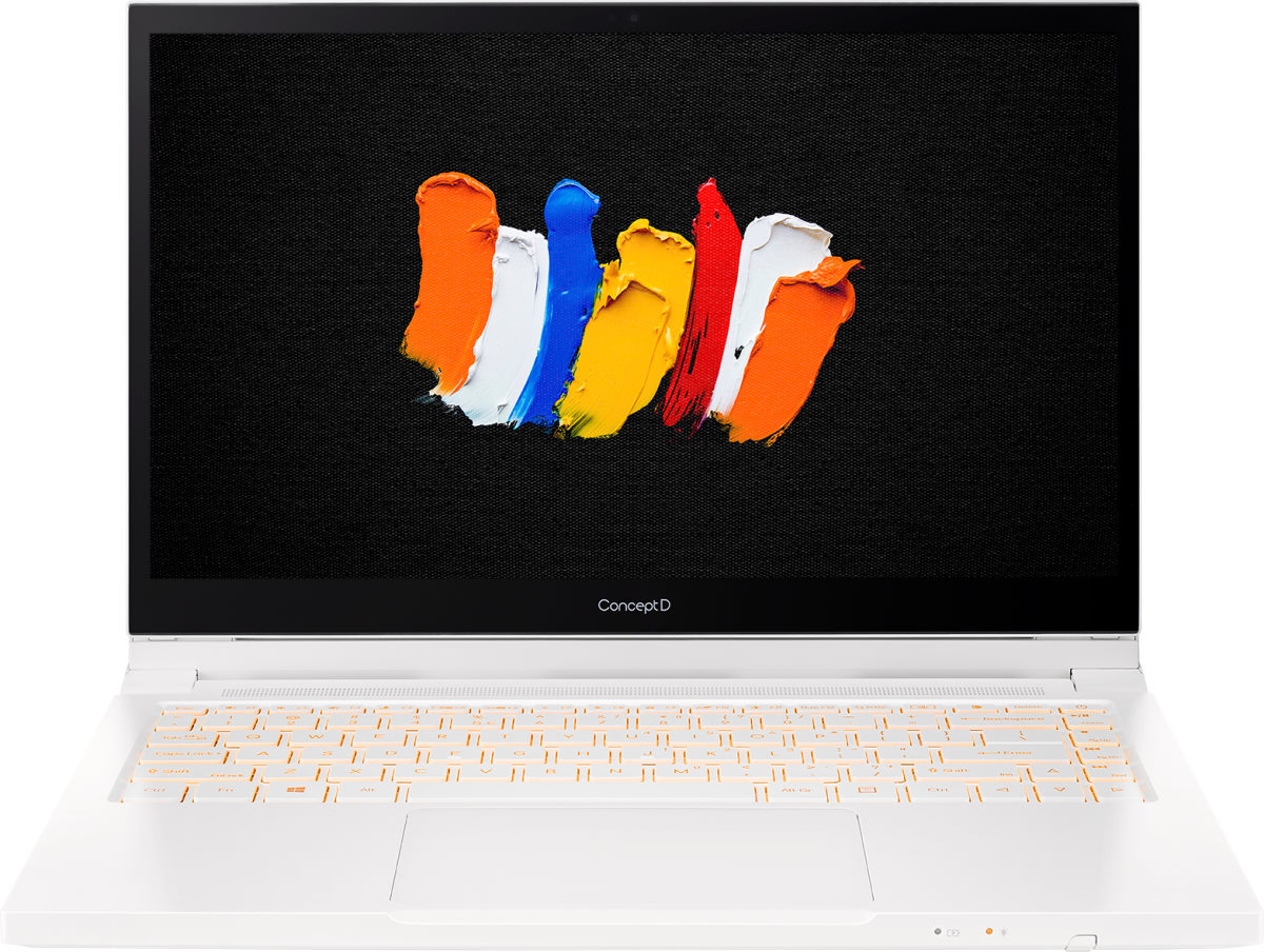 Ноутбук Acer ConceptD 3 Ezel CC314-72G-76F1, RAM 16 ГБ, Белый, SSD 512 ГБ, GTX 1650 Max-Q детальное изображение - 1