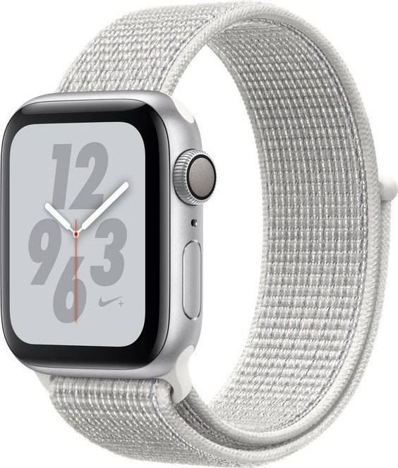 Смарт-часы Apple Watch Series 5 Nike 40 мм, GPS+Cellular, Серебристый, White Sport Loop детальное изображение - 1