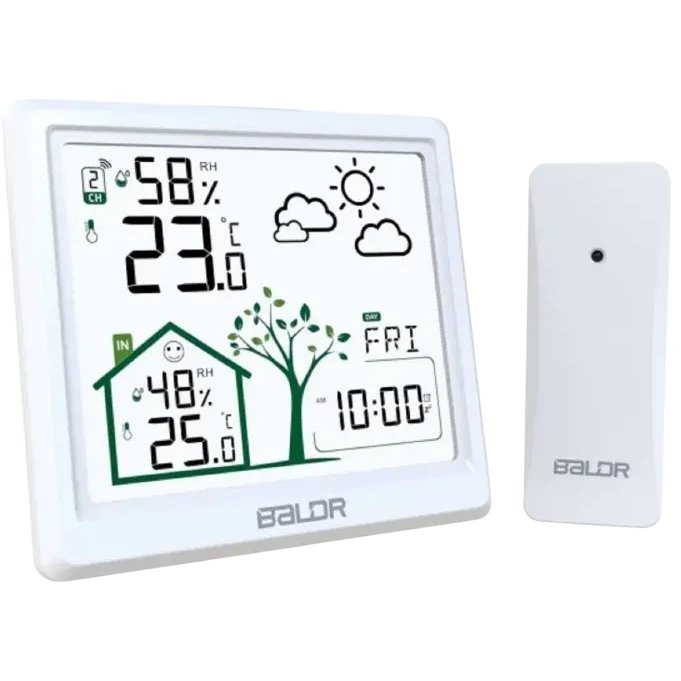 Метеостанция BALDR B0389WST2H2, Белый детальное изображение - 2