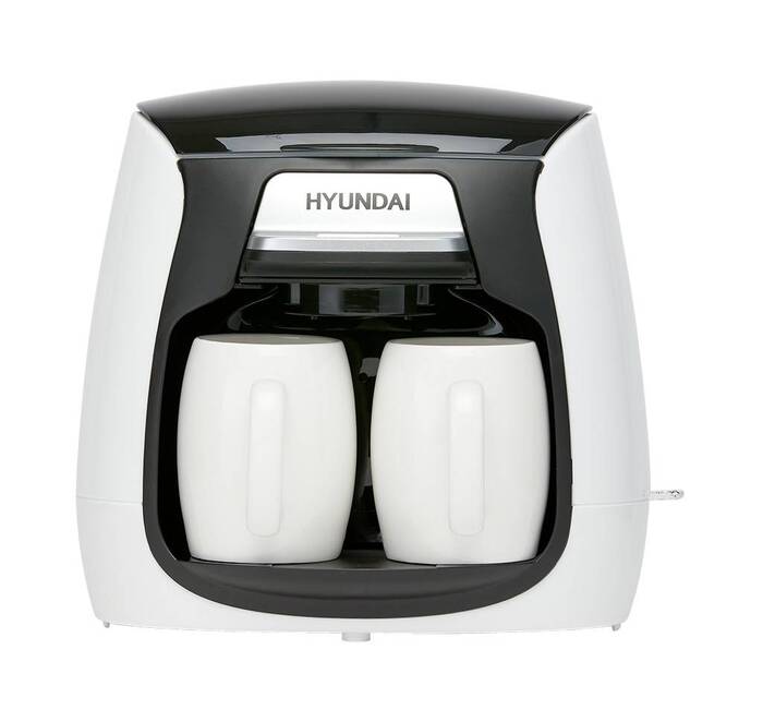 Кофеварка капельная Hyundai HYD-0204, Белый №5
