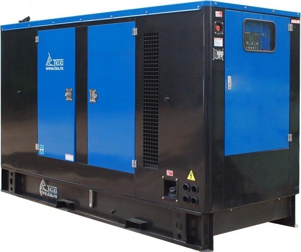 Генератор дизельный ТСС АД-100С-Т400-1РКМ11 (TTD 140TS) 022378, в кожухе, 100 кВт, Синий детальное изображение - 1