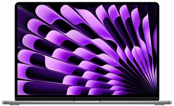 Ноутбук Apple MacBook Air 15 2024, RAM 24 ГБ, Space gray, SSD 256 ГБ, Apple graphics 10-core №1