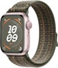 Умные часы Apple Watch Series 9 Pink Aluminum Case GPS + Cellular with Nike Sport Band Sequoia/Orange, 41 mm, Секвойя/Оранжевый вариант - 1