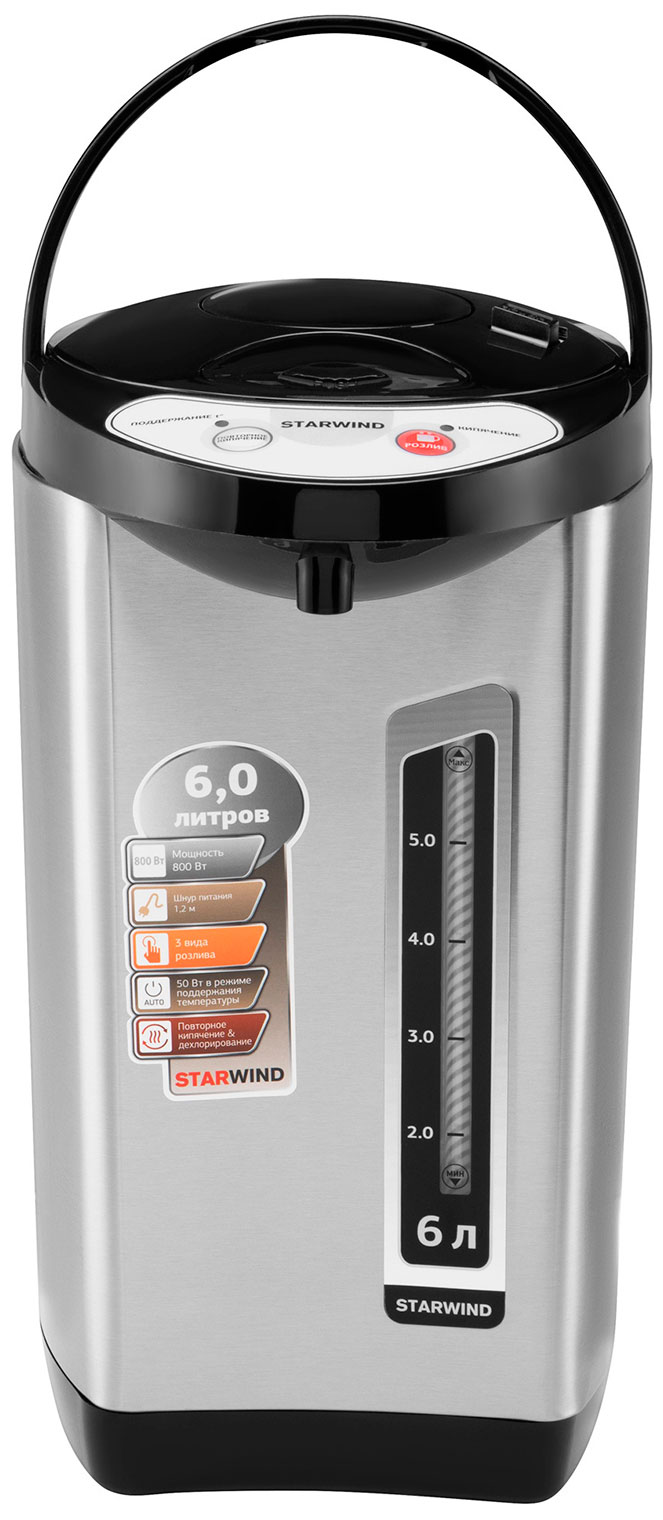 Термопот Starwind STP5401, Серебряный детальное изображение - 1