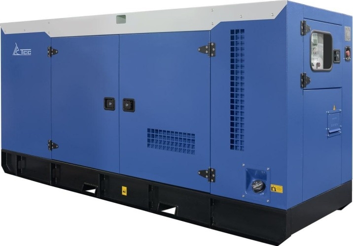 Генератор дизельный ТСС АД-200С-Т400-1РКМ11 (TTD 280TS ST) 046689, в кожухе, 200 кВт, Синий детальное изображение - 1