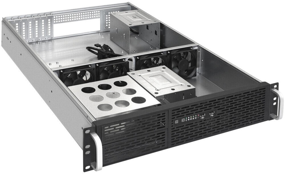 Серверный корпус ExeGate Pro 2U650-06/2U2098L/1200ADS, 1200 Вт, Черный детальное изображение - 2