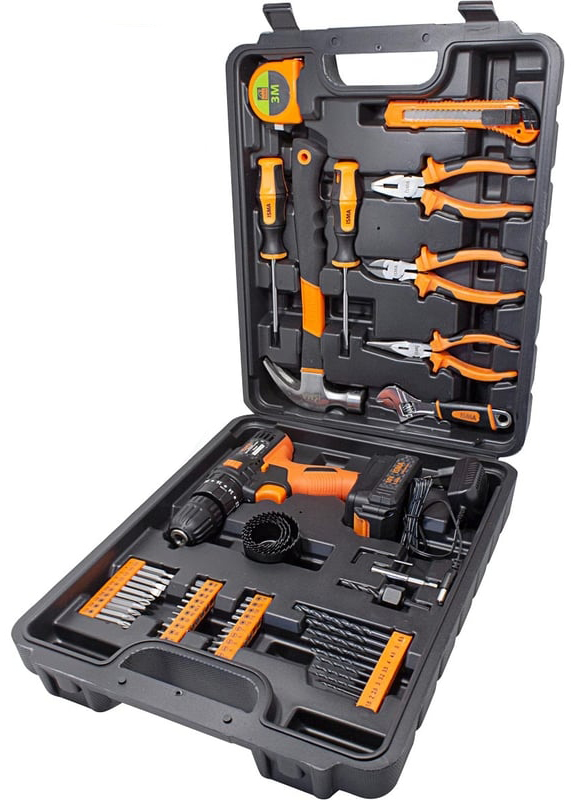 Аккумуляторная дрель-шуруповерт ISMA ISMA-1057(50646), 18 В, 28 Нм, 1,3 А·ч детальное изображение - 3