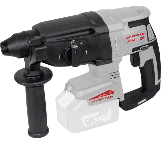 Бесщеточный аккумуляторный перфоратор Интерскол ПА-28/18ВМ SDS plus, Li-ion АПИ кейс, без аккум. и ЗУ 732.0.0.70, 3 Дж, 5300 уд/мин детальное изображение - 1